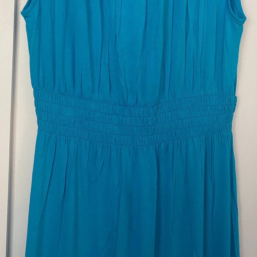 NWT Spense turquoise maxi dress size S - Picture 6 of 8